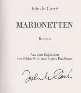 Seller image for Marionetten. - signiert Roman. for sale by Bührnheims Literatursalon GmbH