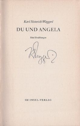 Du und Angela. Fünf Erzählungen. Insel-Bücherei Nr. 204