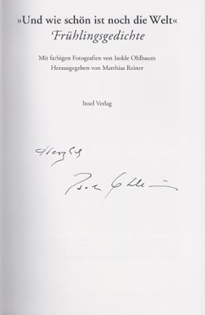 Und wie schön ist noch die Welt. Frühlingsgedichte. Insel Bücherei Nr. 2007.