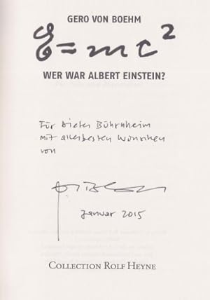 Imagen del vendedor de Wer war Albert Einstein? a la venta por Bhrnheims Literatursalon GmbH