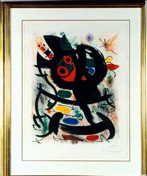 Imagen del vendedor de Photographs of Joan Miro painting (ca. 1966). a la venta por Wittenborn Art Books