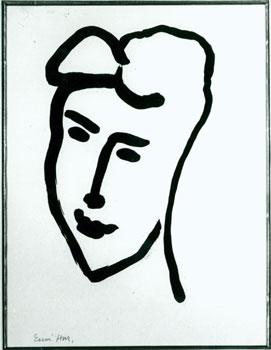Seller image for Photograph of Visage De Jeune Femme (1948) by Henri Matisse. for sale by Wittenborn Art Books