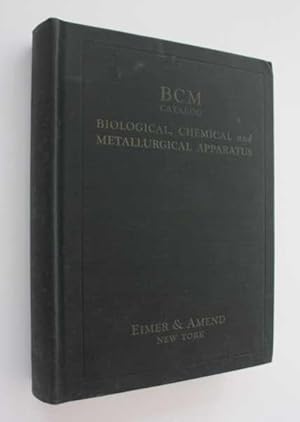 Imagen del vendedor de Biological, Chemical and Metallurgical Laboratory Apparatus Catalog BCM 1927 a la venta por Cover to Cover Books & More