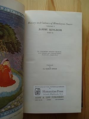 History and Culture of Himalayan States : Volume V. Jammu Kingdom : Part II