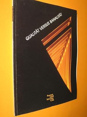 Seller image for Kunst und Kirche 1/96: Qualitt versus Banalitt for sale by Antiquariat Tintentraum