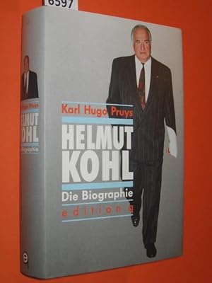 Imagen del vendedor de Helmut Kohl. Die Biographie. Mit 104 Fotos und Dokumenten. a la venta por Antiquariat Tintentraum