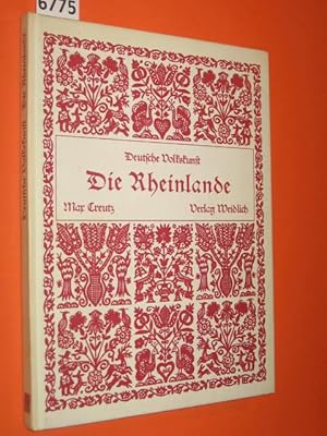 Imagen del vendedor de Die Rheinlande. Text & Bildersammlung von Max Creutz. Mit 174 Bildern. a la venta por Antiquariat Tintentraum