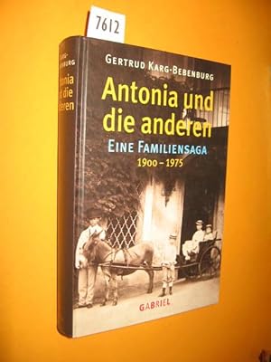Seller image for Antonia und die anderen. Eine Familiensaga 1900-1975 for sale by Antiquariat Tintentraum