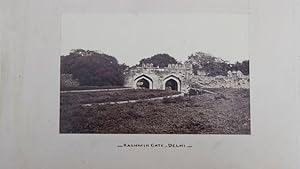 Kashmir Gate, Delhi. A Vintage Photograph of This Delhi Landmark. The Reverse of the Card with a ...