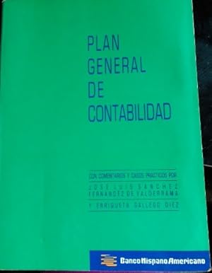 PLAN GENERAL DE CONTABILIDAD.