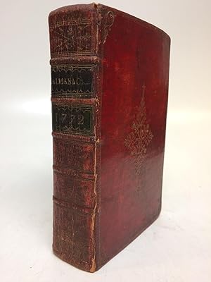 Collection of 12 Almanacs, bound in one volume, all from the year 1772, being the Bissextile or L...