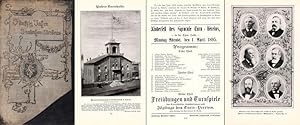 Fest - Ausgabe / zur / 1854 - Fünfzigjährigen Jubelfeier - 1904 / der / Gründung des / Syracuse T...