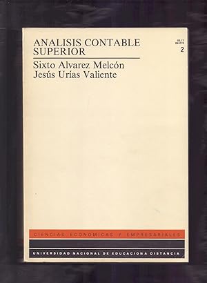 Bild des Verkufers fr ANALISIS CONTABLE SUPERIOR - UNIDAD DIDACTICA IV - zum Verkauf von Libreria 7 Soles