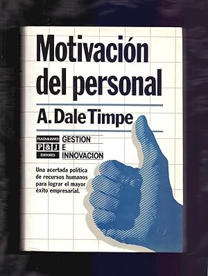 Imagen del vendedor de MOTIVACION DEL PERSONAL a la venta por Libreria 7 Soles