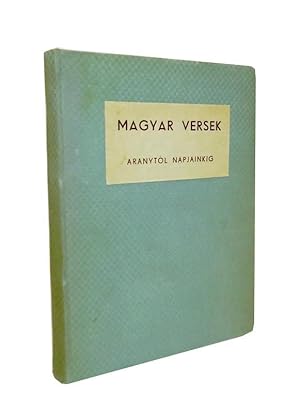 Bild des Verkufers fr Magyar versek Aranytol napjainkig [antologia]. zum Verkauf von erlesenes  Antiquariat & Buchhandlung