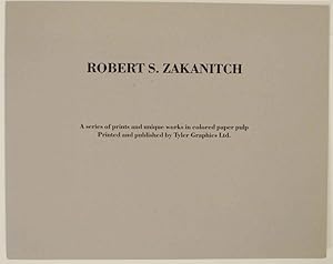 Seller image for Robert S. Zakanitch for sale by Jeff Hirsch Books, ABAA