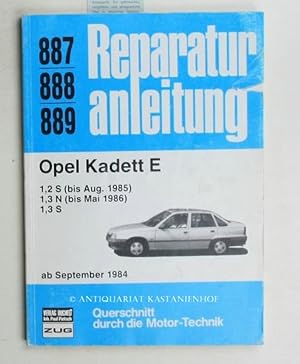 Opel Kadett E, 1,2 S (bis Aug. 1985), 1,3 N (bis Mai 1986), 1,3 S ab September 1984.,Querschnitt ...