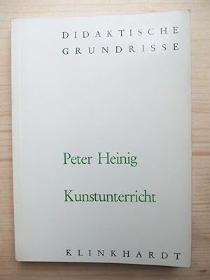 Seller image for Kunstunterricht for sale by Versandantiquariat Manuel Weiner