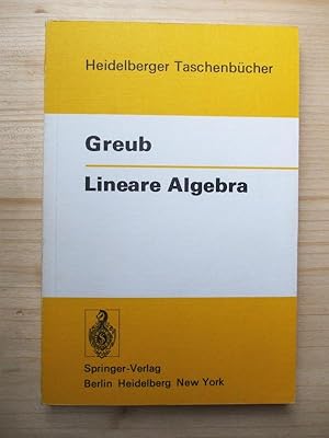 Bild des Verkufers fr Lineare Algebra zum Verkauf von Versandantiquariat Manuel Weiner