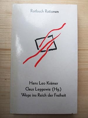 Bild des Verkufers fr Wege ins Reich der Freiheit : Andr Gorz zum 65. Geburtstag zum Verkauf von Versandantiquariat Manuel Weiner