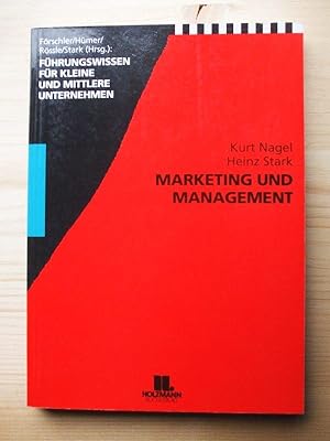 Bild des Verkufers fr Marketing und Management [3. Auflage] zum Verkauf von Versandantiquariat Manuel Weiner