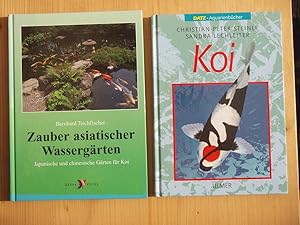 Bild des Verkufers fr Zwei Bcher: "Zauber asiatischer Wassergrten. Japanische und chinesische Grten fr Koi" + "Koi (DATZ-Aquarienbcher)" zum Verkauf von Versandantiquariat Manuel Weiner