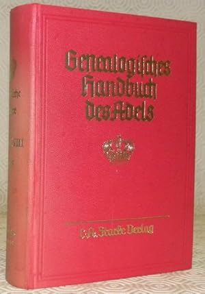 Bild des Verkufers fr Genealogisches Handbuch der Grflichen Huser. Frstliche Huser. Band VIII.Genealogisches Handbuch der Adels. Band 42 der Gesamtreihe, zum Verkauf von Bouquinerie du Varis