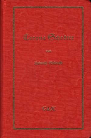 Imagen del vendedor de Corona Schrter: Mit sieben Abbildungen und zwei Faksimiles. Frauenleben: Eine Sammlung von Lebensbeschreibungen hervorragender Frauen / V, Corona Schrter a la venta por Roland Antiquariat UG haftungsbeschrnkt