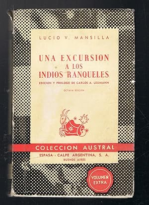 Imagen del vendedor de UNA EXCURSIN A LOS INDIOS RANQUELES. a la venta por Librera Torren de Rueda