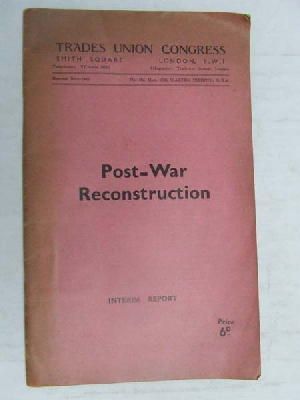 Bild des Verkufers fr Interim report on Post War Reconstruction zum Verkauf von Kennys Bookshop and Art Galleries Ltd.