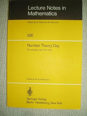 Number Theory Day : Proceedings of the Conference Held at Rockefeller University, New York, 1976