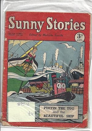Imagen del vendedor de Sunny Stories - January 17th 1955 a la venta por Peakirk Books, Heather Lawrence PBFA