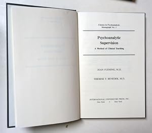 Bild des Verkufers fr Psychoanalytic Supervision. A Method of Clinical Teaching. zum Verkauf von antiquariat peter petrej - Bibliopolium AG