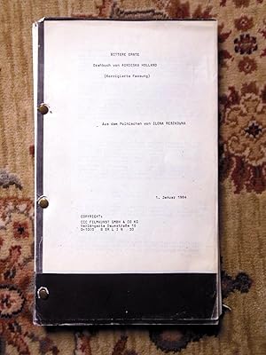 1984 Screenplay AGNIESZKA HOLLAND German Film BITTERE ERNTE / BITTER HARVEST