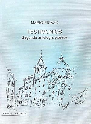 Imagen del vendedor de Testimonios. Segunda Antologa potica. a la venta por LibroUsado | TikBooks