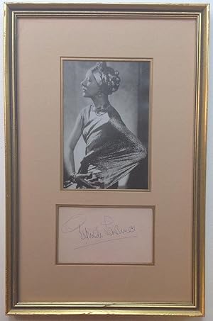 Signature Framed with Photograph