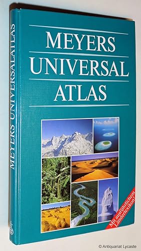 Meyers Universal-Atlas. Mit Länderlexikon und Wirtschaftskarten.