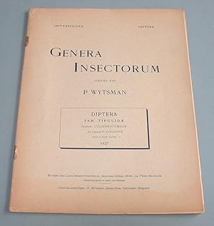 Bild des Verkufers fr Genera Insectorum, 187me Fascicule: Diptera. Fam. Tipulidae. Subfam. Cylindrotominae. zum Verkauf von Antiquariat Lycaste