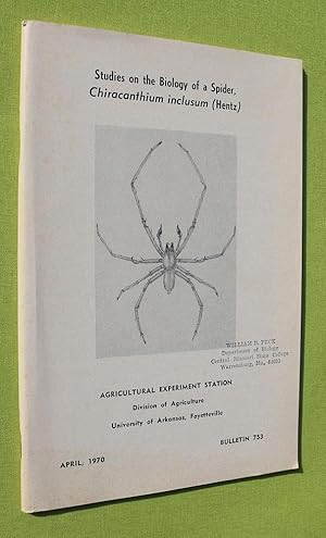 Studies on the Biology of a Spider, Chiracanthium inclusum (Hentz).