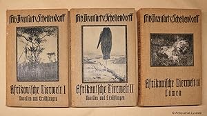 Afrikanische Tierwelt. Novellen und Erzählungen. Bände 1 - 3 (in 3 Bänden).