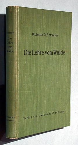 Image du vendeur pour Die Lehre vom Walde. mis en vente par Antiquariat Lycaste