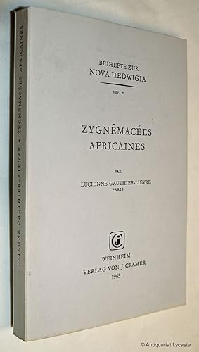 Image du vendeur pour Zygnemacees Africaines. (Beihefte zur NOVA HEDWIGIA, Heft 20) mis en vente par Antiquariat Lycaste