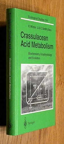 Imagen del vendedor de Crassulacean Acid Metabolism. Biochemistry, Ecophysiology and Evolution. a la venta por Antiquariat Lycaste