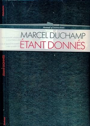 Seller image for Manual of Instructions for Marcel Duchamp Etant Donnes - La Chute D'eau and Le Gaz D'Eclairge for sale by Don's Book Store