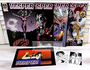 Vesper Mini-Series 1-4 (144 Pages) - one signed by creator John Lafleur.