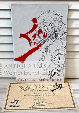 Kevin Lau Sketchbook Vampi - signed.