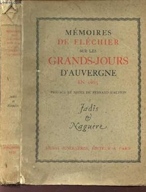 Bild des Verkufers fr MEMOIRES DE FLECHIER SUR LES GRANDS-JOURS D'AUVERGNE en 1665 zum Verkauf von Le-Livre