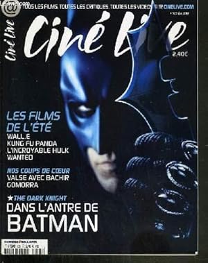 Bild des Verkufers fr CINE LIVE - N 125 - ETE 2008 - LES FILMS DE L'ETE - THE DARK KNIGHT DANS L'ANTRE DE BATMAN - voie lacte, actualit, paparazzi, special ete 2008: kung fu panda, l'incroyable hulk, x-files: regeneration, interviews: ari folman, matteo garrone, james. zum Verkauf von Le-Livre