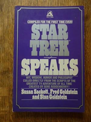 Seller image for Star Trek Speaks for sale by Gargoyle Books, IOBA