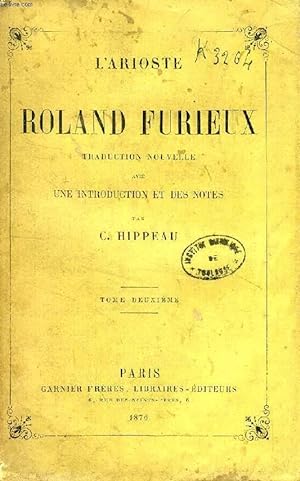Seller image for ROLAND FURIEUX, TOME II for sale by Le-Livre